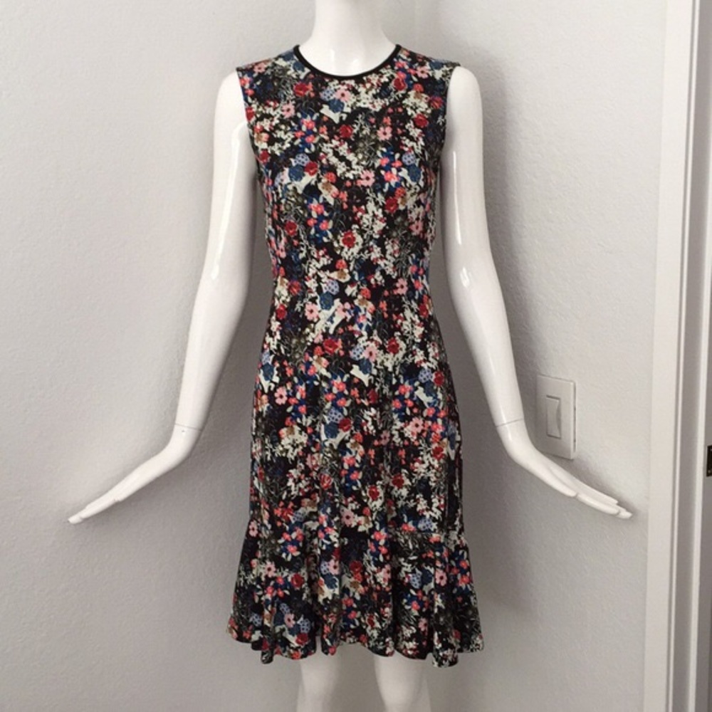 Erdem Multicolor Jelena Gloria Garden Dress View 4